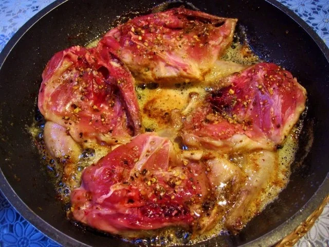 Butter-Wachteln auf bunter Salatplatte - Rezept - Bild Nr. 8