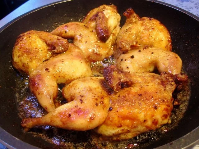 Butter-Wachteln auf bunter Salatplatte - Rezept - Bild Nr. 9