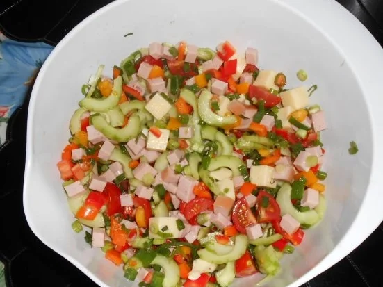 Rezept: Party-Nudelsalat Bild Nr. 13 Party-Nudelsalat - Rezept - Bild Nr. 13