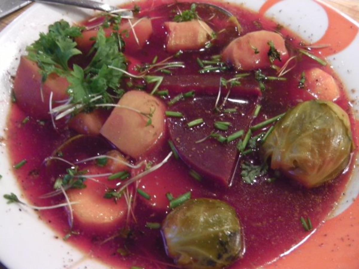 Bilder für Diätküche: Günthers rote Neujahrssuppe (Røde Nytårssuppen) - Rezept