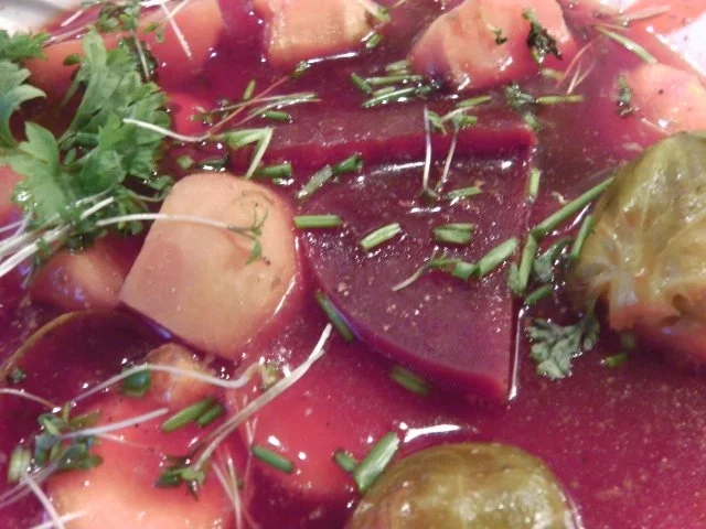 Rezept: Diätküche: Günthers rote Neujahrssuppe (Røde Nytårssuppen) Bild Nr. 2 Diätküche: Günthers rote Neujahrssuppe (Røde Nytårssuppen) - Rezept - Bild Nr. 2