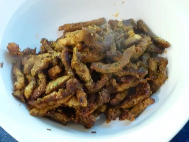 Rezept: Selbstgemachtes Knobi-Gyros mit Speckkartoffelsalat Selbstgemachtes Knobi-Gyros mit Speckkartoffelsalat - Rezept