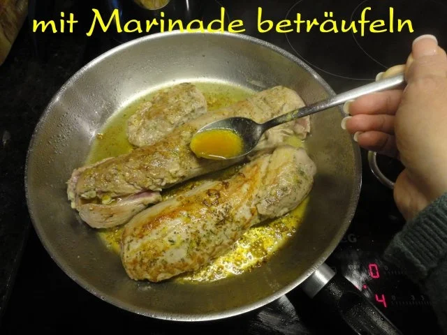 Rezept: Schweine Filet in Orangen Sauce Bild Nr. 7 Schweine Filet in Orangen Sauce - Rezept - Bild Nr. 7