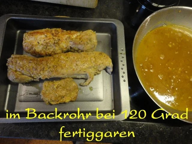 Rezept: Schweine Filet in Orangen Sauce Bild Nr. 8 Schweine Filet in Orangen Sauce - Rezept - Bild Nr. 8