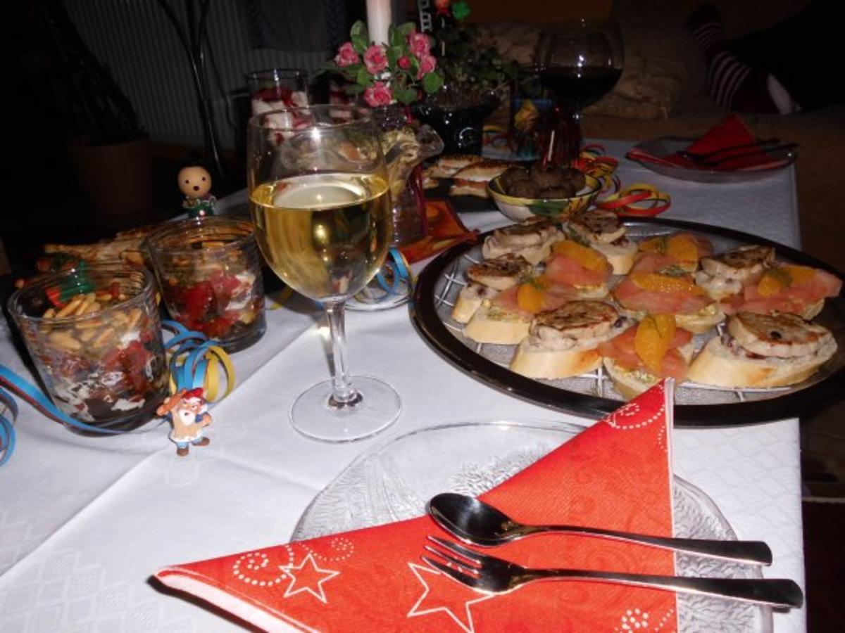 Canapés mit Filet auf Cranberry-Mayonnaise>> - Rezept - Bild Nr. 3
