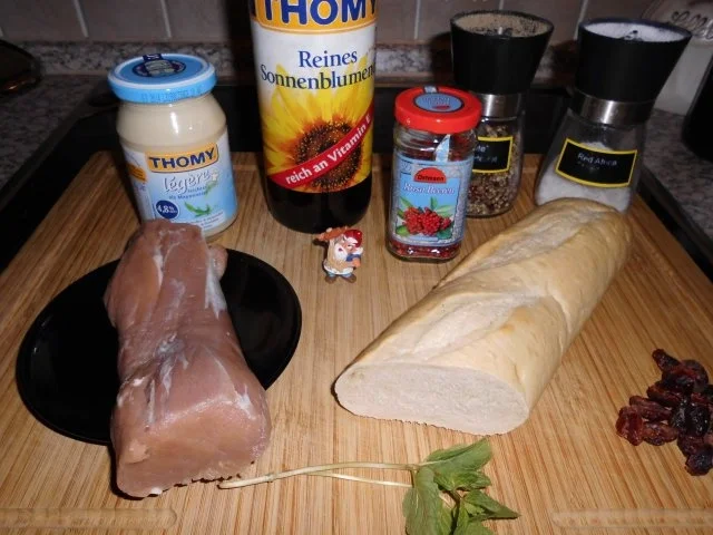 Canapés mit Filet auf Cranberry-Mayonnaise>> - Rezept - Bild Nr. 4