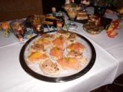 Rezept: Canapés mit Lachs auf Orangenbutter>> Canapés mit Lachs auf Orangenbutter>> - Rezept