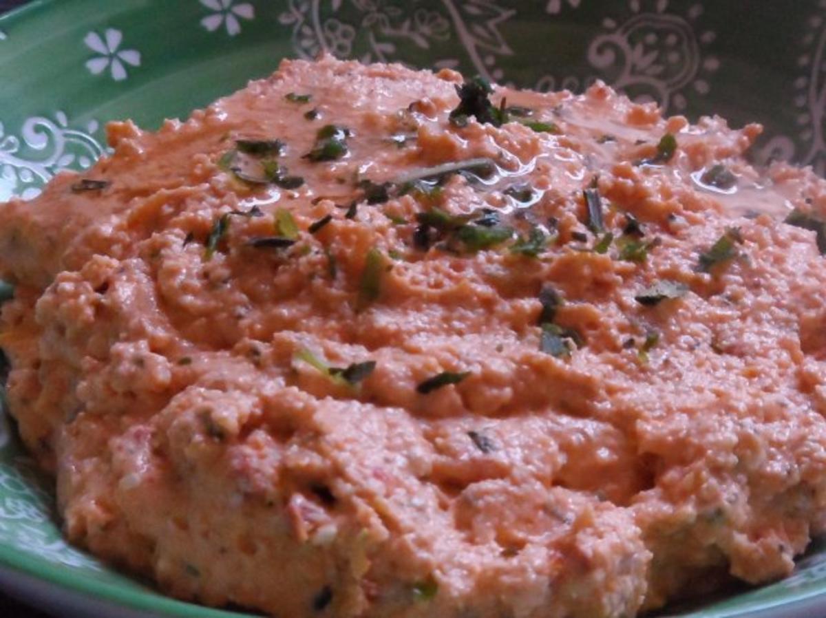 Pasten/Dips: Mediterrane Käse-Tomaten-Creme - Rezept - Bild Nr. 4