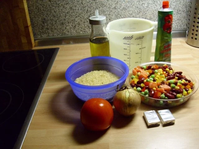 Rezept: Reis- Gemüse Pfanne Bild Nr. 2 Reis- Gemüse Pfanne - Rezept - Bild Nr. 2