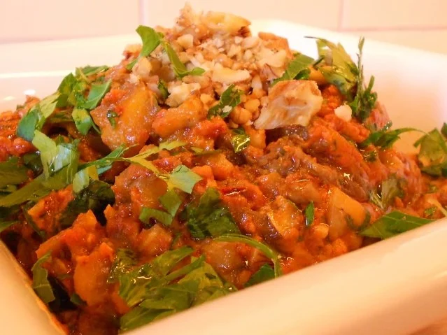 Rezept: Kashk-e-Bandjan Kashk-e-Bandjan - Rezept