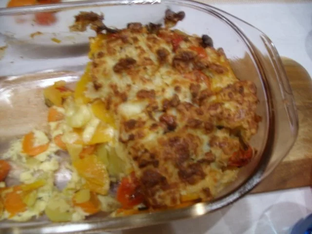 Auflauf: Gemüsegratin mit Knusperkruste - Rezept