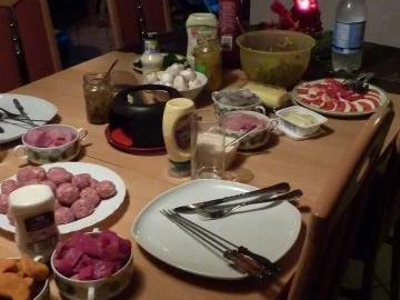 Rezept: Sonstiges: Unser Silvesterfondue Bild Nr. 2 Sonstiges: Unser Silvesterfondue - Rezept - Bild Nr. 2