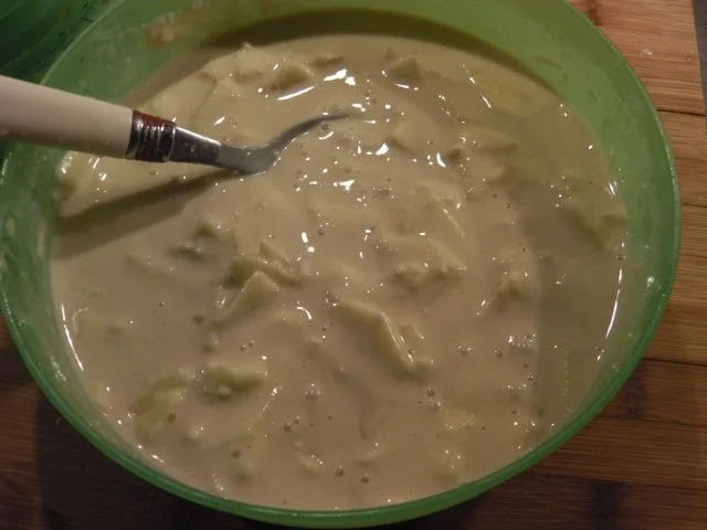 Rezept: Oma Marias Apfelnockerl mit Grundrezept für Palatschinken Bild Nr. 6 Oma Marias Apfelnockerl mit Grundrezept für Palatschinken - Rezept - Bild Nr. 6