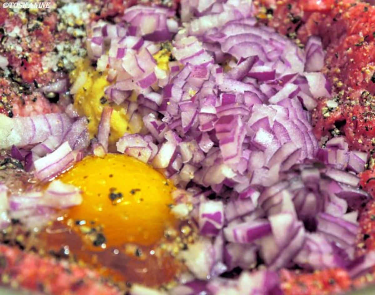 Glasierte Hackbällchen und pikante Kartoffeln mit Tomaten-Salsa - Rezept - Bild Nr. 8
