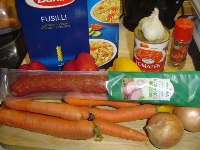 Rezept: Nudelpfanne etwas schärfer gewürzt. Bild Nr. 3 Nudelpfanne etwas schärfer gewürzt. - Rezept - Bild Nr. 3