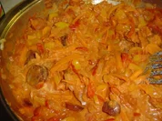 Nudelpfanne etwas schärfer gewürzt. - Rezept