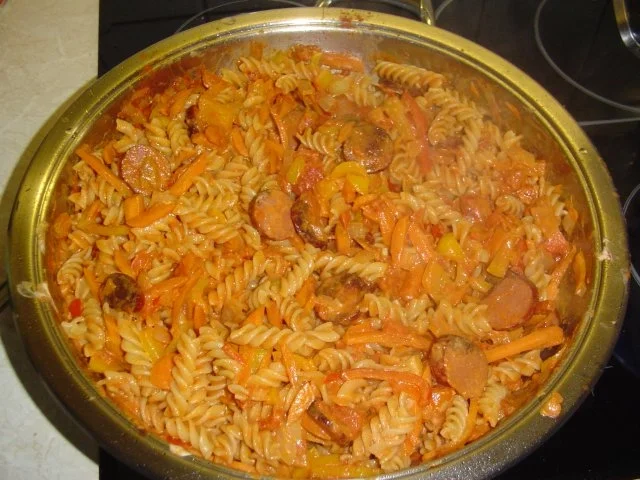 Rezept: Nudelpfanne etwas schärfer gewürzt. Bild Nr. 8 Nudelpfanne etwas schärfer gewürzt. - Rezept - Bild Nr. 8