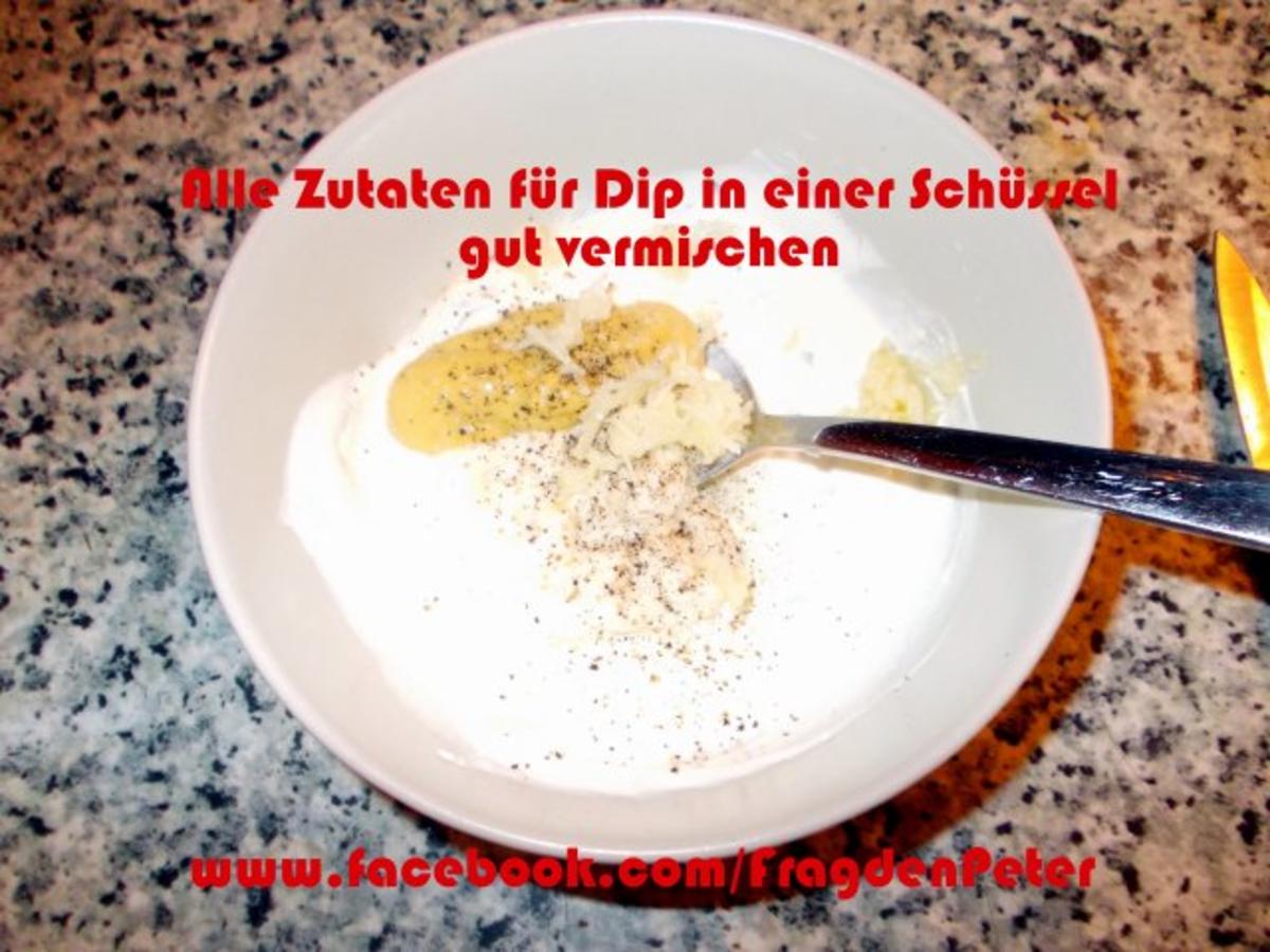 Seelachs-Kartoffelpuffer mit Knoblauch Dip - Rezept - Bild Nr. 7