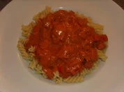 Pasta scharfe Peitsche - Rezept