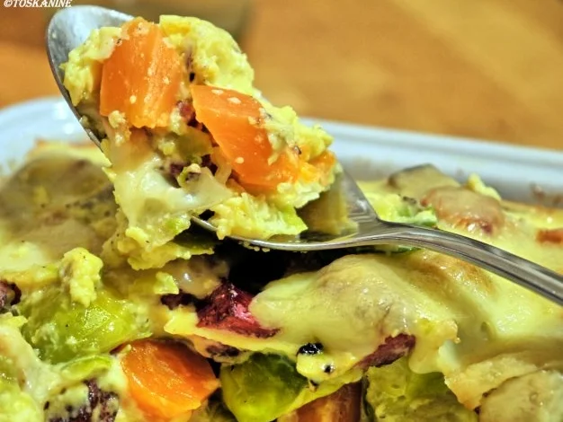 Rosenkohlauflauf - Rezept