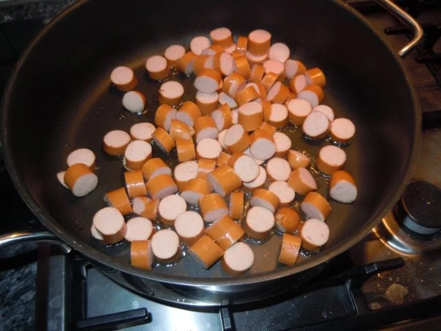 Rezept: Currywurst- Gulasch Bild Nr. 3 Currywurst- Gulasch - Rezept - Bild Nr. 3