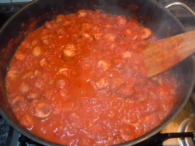 Rezept: Currywurst- Gulasch Bild Nr. 8 Currywurst- Gulasch - Rezept - Bild Nr. 8