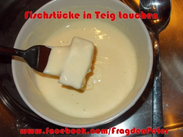 Rezept: Säuerliche Seelachs-Stücke in Bierteig mit Karotten-Soße Bild Nr. 6 Säuerliche Seelachs-Stücke in Bierteig mit Karotten-Soße - Rezept - Bild Nr. 6