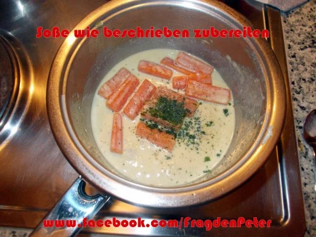 Rezept: Säuerliche Seelachs-Stücke in Bierteig mit Karotten-Soße Bild Nr. 8 Säuerliche Seelachs-Stücke in Bierteig mit Karotten-Soße - Rezept - Bild Nr. 8