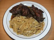 Fleisch: Lammhaxe gefüllt - Rezept