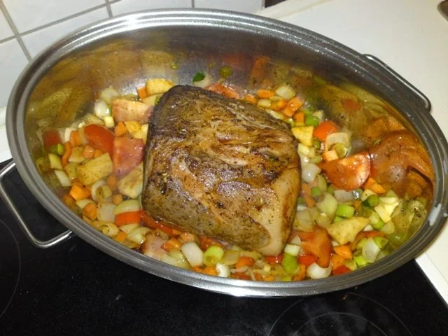 Rezept: Schweinebraten Gespickt Bild Nr. 2 Schweinebraten Gespickt - Rezept - Bild Nr. 2