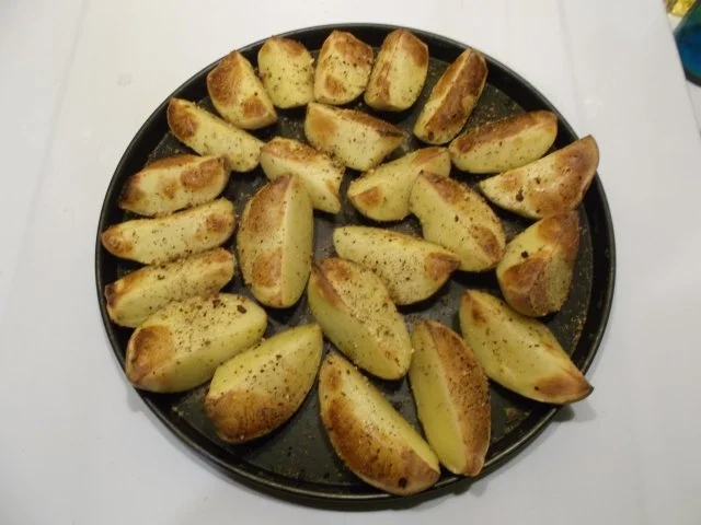 Kartoffeln: Pikante Kartoffelspalten mit Wasabi-Butter - Rezept - Bild Nr. 5