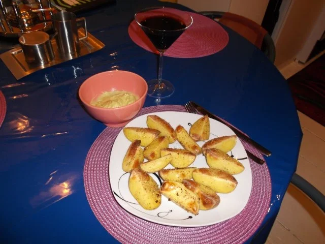 Kartoffeln: Pikante Kartoffelspalten mit Wasabi-Butter - Rezept - Bild Nr. 8