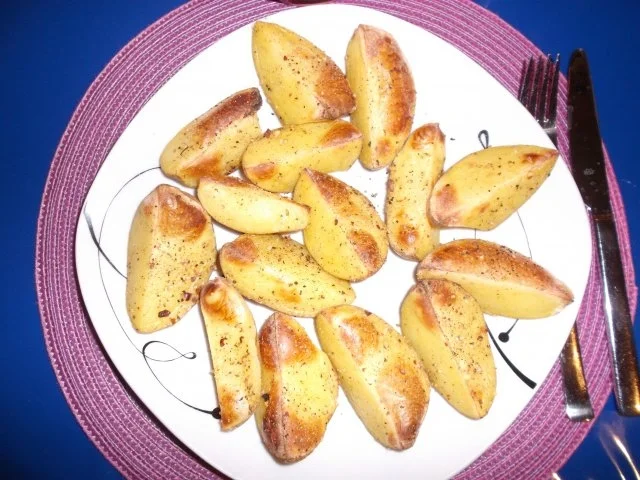 Kartoffeln: Pikante Kartoffelspalten mit Wasabi-Butter - Rezept - Bild Nr. 9