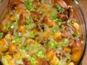 Currywurst-Gnocchi-Auflauf - Rezept