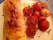 Lachs im Blätterteig dazu karamellisierte Tomaten - Rezept