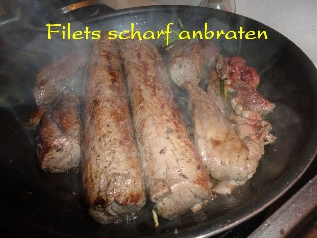 Reh Filet mit 2 erlei Saucen - Rezept - Bild Nr. 16