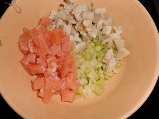 Cocktail aus Räucherlach und Forelle>> - Rezept - Bild Nr. 5