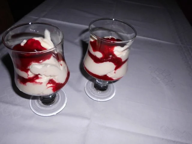 Rezept: Himbeeren in Sektcreme>> Bild Nr. 8 Himbeeren in Sektcreme>> - Rezept - Bild Nr. 8