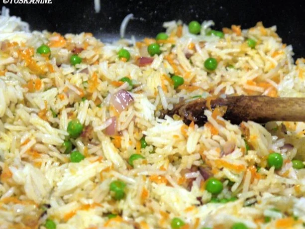 Bratreis mit Kabeljau - Rezept - Bild Nr. 12