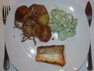 Rezept: Zanderfilet Gurkensalat Bratkartoffeln Zanderfilet Gurkensalat Bratkartoffeln - Rezept