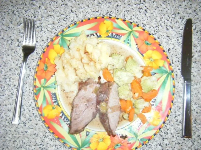 Kalbshaxe mit Selleriestampf - Rezept - Bild Nr. 5