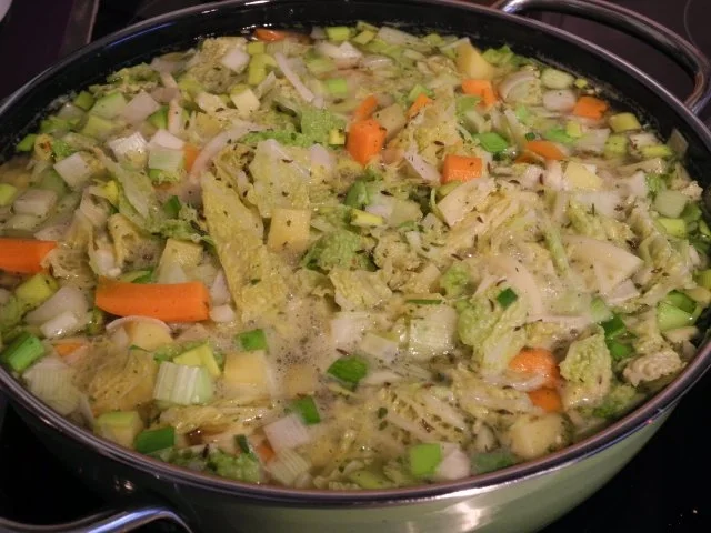 Vegan : Wirsing - Gemüse - Eintopf mit Graupen - Rezept - Bild Nr. 7