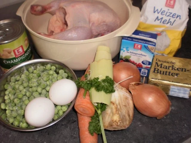 Rezept: Hühnerfrikassée Bild Nr. 2 Hühnerfrikassée - Rezept - Bild Nr. 2