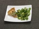 Pilztarte mit Feldsalat - Rezept