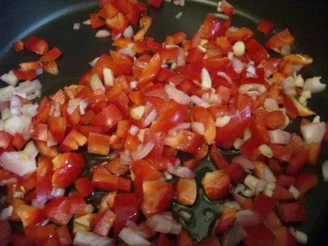 Rezept: Garnelen mit Paprika Bild Nr. 2 Garnelen mit Paprika - Rezept - Bild Nr. 2