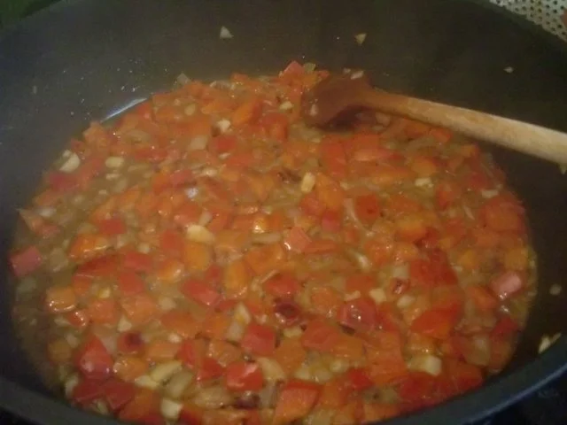 Rezept: Garnelen mit Paprika Bild Nr. 4 Garnelen mit Paprika - Rezept - Bild Nr. 4