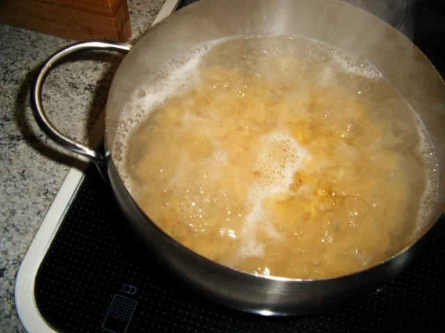 Rezept: Schinken-Erbsennudeln Bild Nr. 3 Schinken-Erbsennudeln - Rezept - Bild Nr. 3