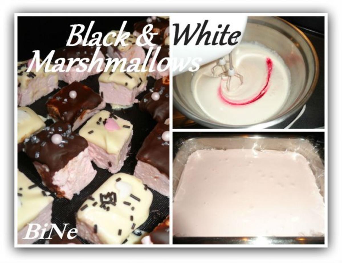 BiNe` S BLACK & WHITE MARSHMALLOWS - Rezept