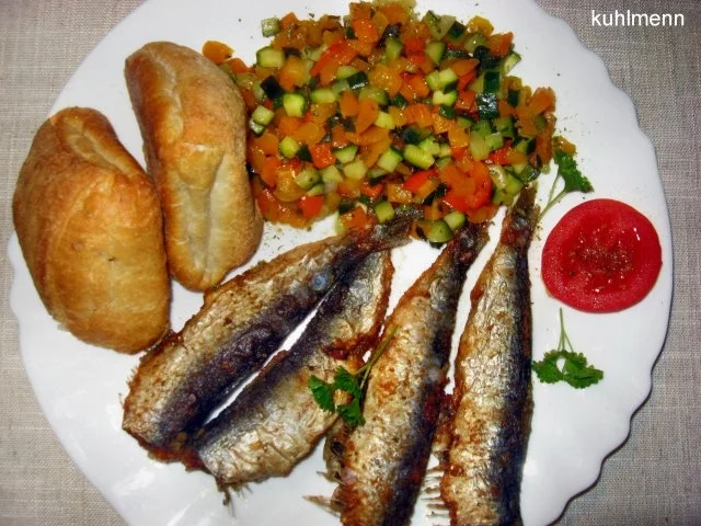 Sardinen gebraten - Rezept