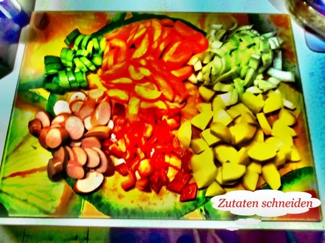 Eintopf: Bunter Würstcheneintopf - Rezept - Bild Nr. 3